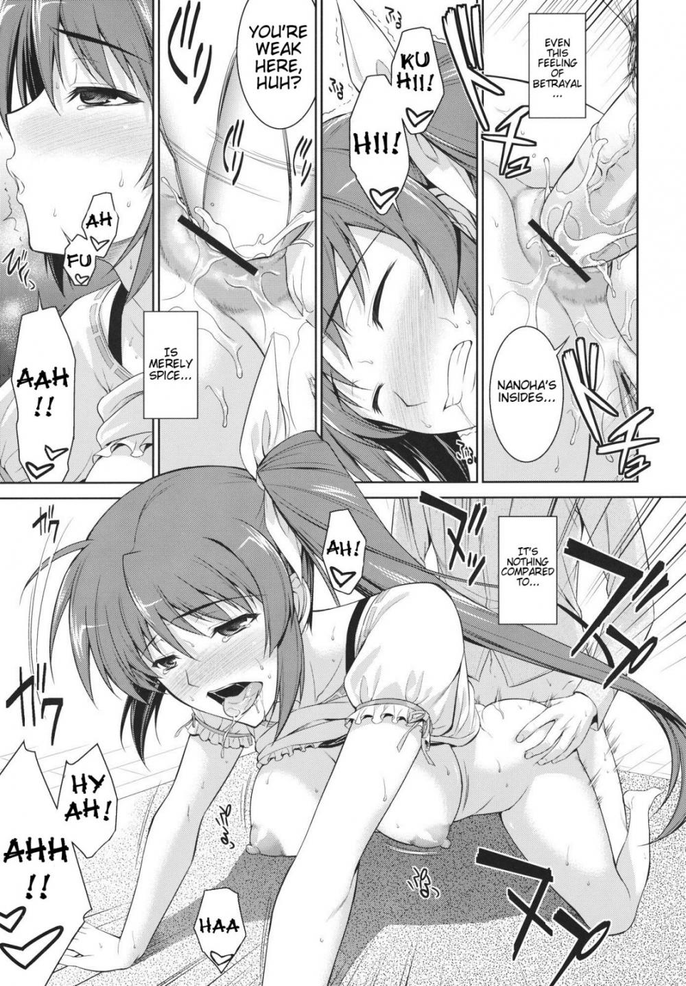 Hentai Manga Comic-Me and Nanoha in a Room-Read-26